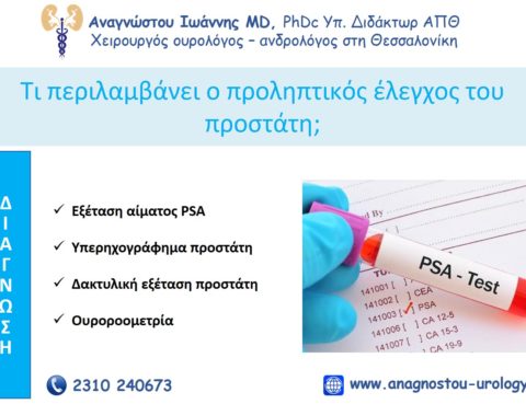 Προληπτικός έλεγχος προστάτη