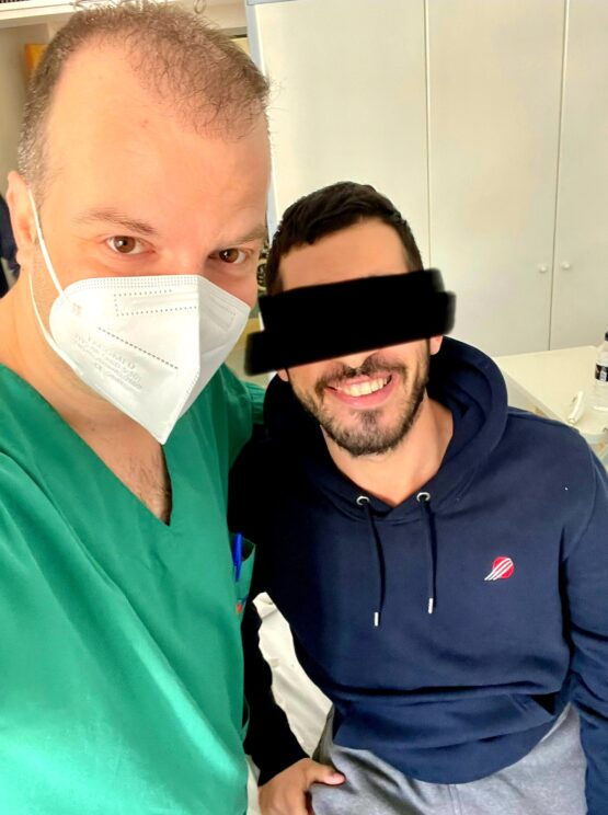 Ασθενής με πολύ μεγάλη κιρσοκήλη